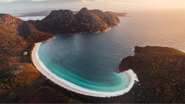 Australien Tasmanien Freycinet Wineglass Bay